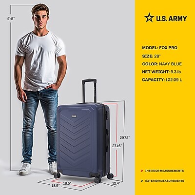 U.S. Army FOX PRO Suitcase - Thumbnail 5