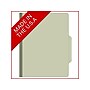 Ecom Folders Recycled Pressboard Classification Folder, 2" Expansion, Letter Size, Green, 25/Box (DV-T42-02-3GRN)~#|#~F185560A-6659-4692-970DE2DB29C9B586_sc7