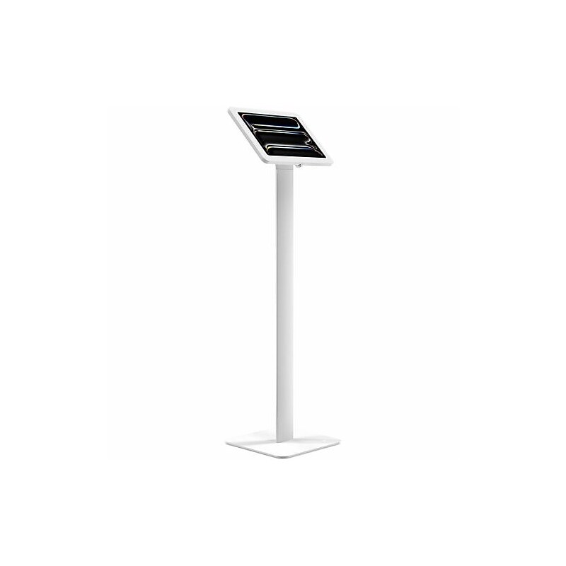 Bosstab Elite Evo Adjustable Anti-Theft iPad Floor Stand, White (E06-EVXFFR-0) image 1