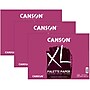 Canson XL Series Palette Pad,  12" x 16", White, 10 Sheets/Pad, 3 Pads/Bundle (MCXC100510955-3)~#|#~F189B1F6-BF79-4D8A-AB64CDC95047DC1F_sc7