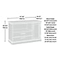 Sauder Aspen Post File Credenza, Letter/Legal Size, Prime Oak (427020)~#|#~F18FFB77-6AFF-453F-BFB82C7E59EA0CDE_sc7