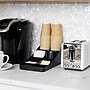 Mind Reader Plastic 7 Compartment Coffee Cup and Condiment Organizer, Black (COMP7-BLK)~#|#~F19375C1-64A5-4C23-B6E6E01BC419A88E_sc7