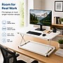 Uncaged Ergonomics CHANGEdesk 27.5"W Mini Desktop Standing Desk Converter, White (CDMM-W)~#|#~F193FB67-A70D-4BE5-AEAE7A183BD9DF14_sc7