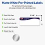 Avery Rectangle Multipurpose Labels, 1" x 2-5/8", White, 160/Pack (19479370438)~#|#~F1948C39-EF55-40FB-81FEE959882402C2_sc7