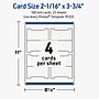 Avery Arched Tent Cards , 2-1/16" x 3.75", Matte, 100 Labels/Pack (95325)~#|#~F19D2BE7-E0F9-4E51-87688CB7886A32C8_sc7