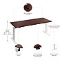 Bush Business Furniture Move 40 Series 72"W Electric Adjustable Standing Desk, Hansen Cherry (M4S7230HCWK)~#|#~F1A74EB3-289D-4BB3-BB22E56DB445BCC1_sc7