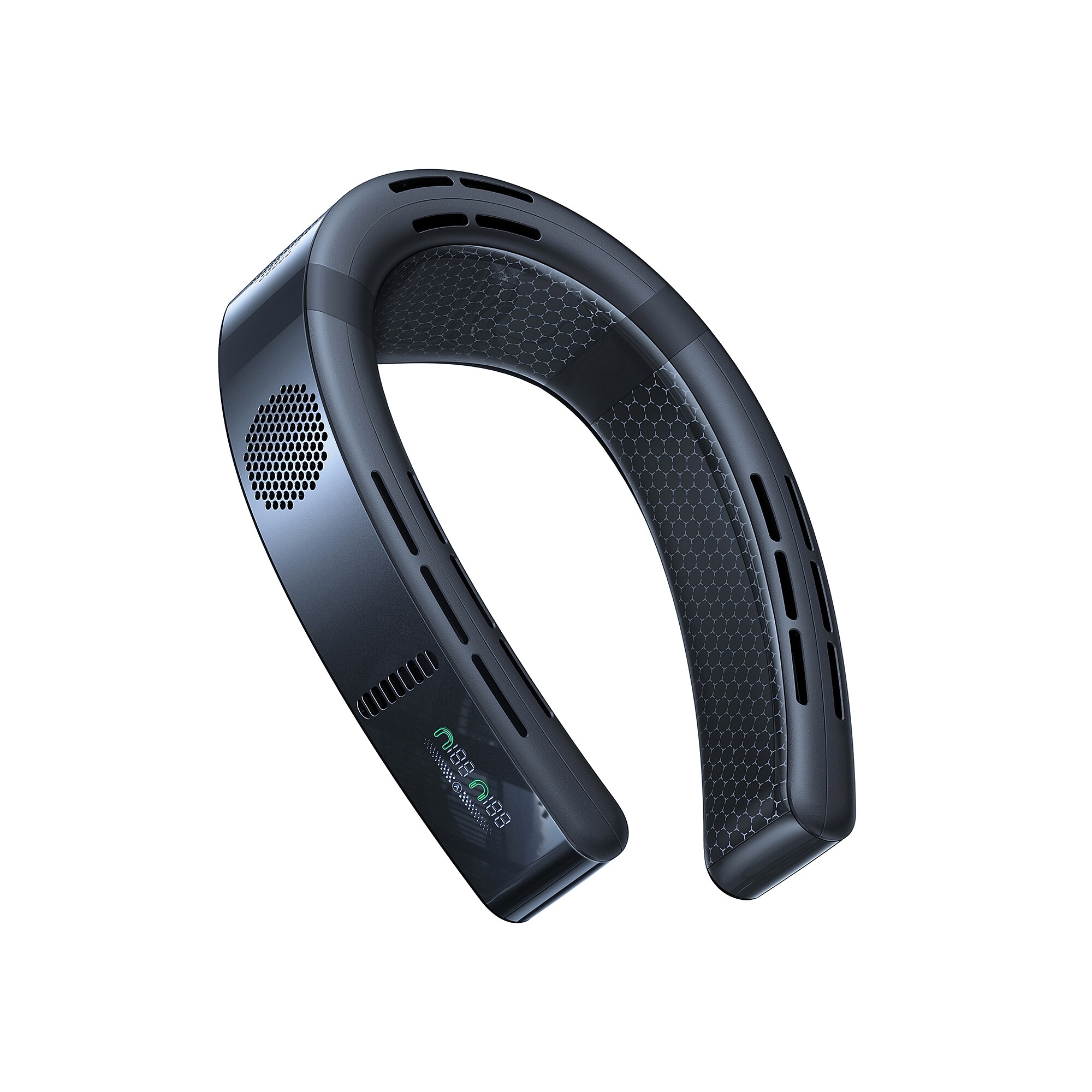 TORRAS COOLiFY Cyber Smart AI-Controlled Bladeless Portable Neck Air Conditioner, 3-Speed, Cascade Black (00FG6A001) Sansujyuku sansujyuku.com