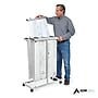AdirOffice Steel Mobile Blueprint Storage File Storage Cart, Gray (614-6036)~#|#~F1B3DA3D-216E-4301-A4721695AC8F3AEC_sc7