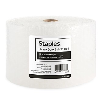 1/2" Heavy Duty Bubble Roll, 12" x 65' (4069422)