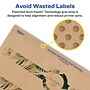 Avery Laser/Inkjet Decorative Edge Multipurpose Labels, 1.5" x 7.75", Kraft Brown, 500 Labels/Box ( 94118)~#|#~F1BAFF97-A5DE-48F2-A9C4249ED1116762_sc7