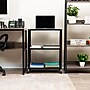 Mind Reader 3-Tier Metal Rolling Cart, Black (ELCART3T-BLK)~#|#~F1BE808D-A85E-4476-AAECFDDD1826EB63_sc7