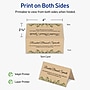Avery Integrated Cards, 2-1/6" x 4", Matte Kraft Brown, 100/Pack (95330)~#|#~F1BFCBBB-A25B-4128-97667BED3BA8BDCD_sc7