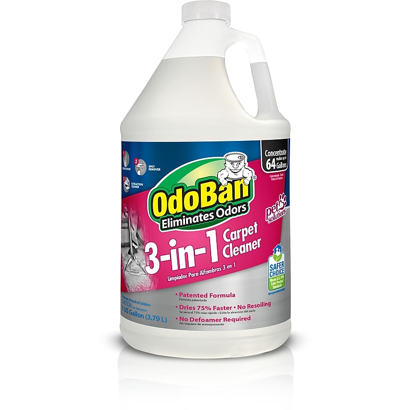 OdoBan 3-in-1 Carpet Cleaner, 1 Gallon (960261-G4) image 1