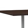 Bush Business Furniture 120W x 48D Boat Shaped Conference Table with Metal Base, Black Walnut (99TBM120BWSVK)~#|#~F1C13AF2-6C3D-4FDD-BEEA5D2E7A6824B5_sc7