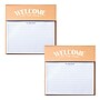 Baudville Welcome to the Team Memo Pad, 8.75" x 6", Narrow Ruled, 100 Sheets/Pad, 2 Pads/Pack (1393296P231)~#|#~F1CBA53A-25AB-427B-96094B58A1E1EFD9_sc7
