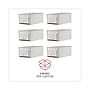 Heavy-Duty Storage Box Drawer, Legal Size, White, 6/Carton (UNV85301)~#|#~F1D06612-A815-494B-BB0E49B6BA3ECFCD_sc7