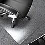 Floortex Valuemat Plus Chair Mat, 48" x 60", Designed for Low-Pile Carpet, Clear Polycarbonate (FR1115020ER)~#|#~F1D37BEF-FC1D-4319-9B45CEA104A9CAC9_sc7
