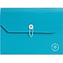U Brands U-Eco Poly Expandable Folder, 13-Pocket, Letter Size, Ocean Blue (6594U01-12)~#|#~F1D424EE-BCD3-45A8-BE3E72BEB55F0324_sc7