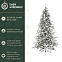 Fraser Hill Farm 7.5' Flocked Mountain Pine Artificial Christmas Tree, 550 Lights (FFMP075-5SN)~#|#~F1D53D0B-CA25-4DED-B06E9B903B8B27B0_sc7
