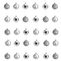Nearly Natural Holiday Christmas Silver Shatterproof Ornament Set, 2.5", 30/Set (D1055-SV)~#|#~F1E00297-9E29-4F8D-9303BAD2B1D2FE31_sc7