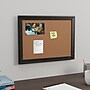 Staples Cork Bulletin Board, Black Frame, 23" x 17" (ST62835)~#|#~F1E0FEC1-8818-4270-A86338C1D17C0759_sc7