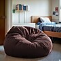 Flash Furniture Cotton Twill Bean Bag Chair, Brown (DGBEANLGSLDBN)~#|#~F1E25A78-6759-455D-89A42768407A2490_sc7