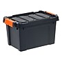 Iris 22 Quart Heavy Duty Store-It-All Plastic Latching Storage Tote, Black (500214)~#|#~F1E2B968-1931-4F3B-BF06AB4AEA1F5FAB_sc7