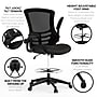 Flash Furniture Mid-Back Design Mesh Task Chair, Black (BL-X-5M-D-GG)~#|#~F1E4FC32-EF64-4212-B85B55B1FD002372_sc7