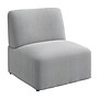 Bush Business Furniture Assemble Modular Lounge Chair, Armless, Fog Fabric (ASM130FGF-03)~#|#~F1E96C1E-0C09-438F-A949AF1B61EF1C65_sc7