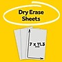 Post-it Dry-Erase Sticky Sheets, 7" x 11.3", White (DEFSHEETS-3PK)~#|#~F1EFA3CA-E21B-4ED1-B91DEB1E4D91A6C7_sc7