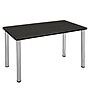 Regency Kee 48"W x 24"D Training Room Table, Laminate, Ash Grey/Chrome (MT4824AGBPCM)~#|#~F1F1C847-858B-490B-93E8D9DE3A8D25D9_sc7