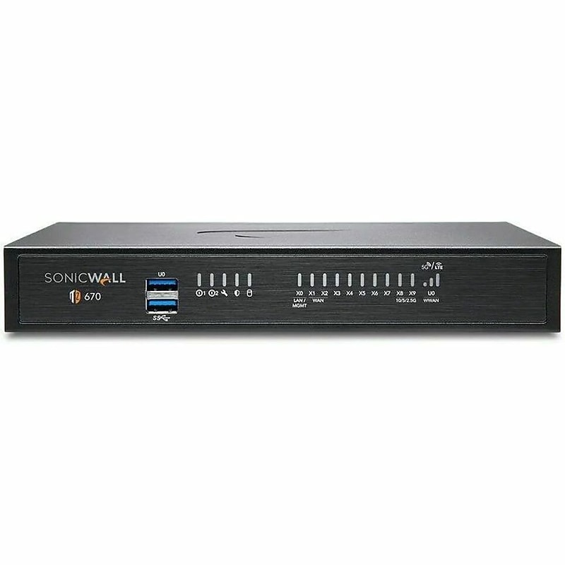 SonicWall TZ670 Network Security Firewall Appliance image 1