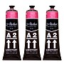 Chroma Atelier A2 Lightfast Acrylic Paint Tube, Alizarine Crimson Hue, 4 oz., 3/Bundle (CRM677-3)~#|#~F1F3918D-214D-4CC6-945F3FCF2BEEC8D8_sc7