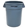 Coastwide Professional™ Plastic Trash Can with no Lid, Gray, 32 Gal. (CW50716)~#|#~F1F5F888-589C-440A-9277FE035EED894F_sc7