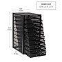 Mind Reader Storage Drawer, 10 Drawers, Metal, Black (10CABMESH-BLK)~#|#~F1F77613-9F75-491C-87EE670BC8184B89_sc7