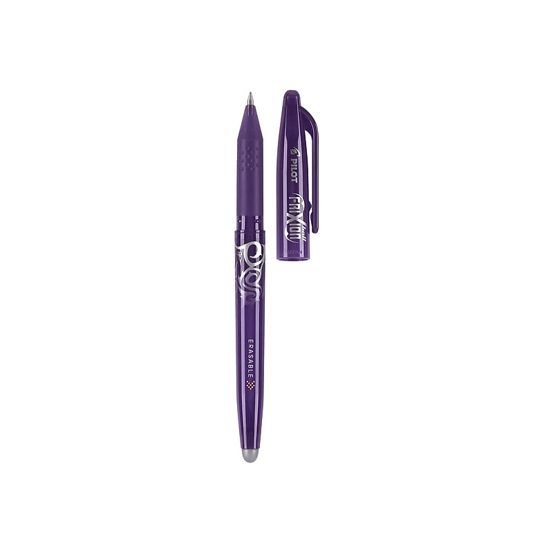 Pilot FriXion Ball Erasable Gel Pen, Fine Point, 0.7mm, Purple Ink (FX7-PPL-BC) image 1