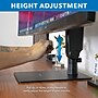 Mount-It! Height Adjustable Dual Monitor Arm, Freestanding Mount, Fits 17"-32" Monitors, Black (MI-2758)~#|#~F1FA83B8-AFB0-45B8-AC801899E0A8084F_sc7