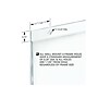 Azar Sign Holder, 6" x 4.25", Horizontal, Wall Mounted, Clear, Acrylic, 10/Pack (162734)~#|#~F1FC5582-6FEE-4BB7-9D99DB2264255EB6_sc7