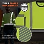 Ergodyne GloWear 8371BK High Visibility Long Sleeve Black Bottom T-Shirt, ANSI Type R Class 3, Lime, 2XL (22296)~#|#~F1FDC453-F066-4048-AC35976A7BADC75F_sc7