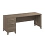 Bush Furniture Somerset 72"W Office Desk with Drawers, Ash Gray (WC81672)~#|#~F201479D-A888-478E-92306707138851BB_sc7