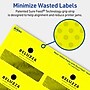 Avery Laser/Inkjet Rectangle Multipurpose Labels, 2" x 3.5", Neon Yellow, 320/Pack (94238)~#|#~F2044EC3-B354-4149-A6B9B61A72AD94F5_sc7