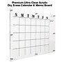 Excello Global Products Acrylic Dry Erase Board with Custom Printed Calendar, 30" x 20" (EGP-HD-0525)~#|#~F2087BD1-E1F6-4340-B4C01182DB4DC149_sc7