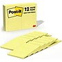 Post-it Notes, 4" x 6", Canary Collection, Lined, 100 Sheet/Pad, 12 Pads/Pack (660YW)~#|#~F20B1B04-B238-4422-84690AB27DE36C8C_sc7
