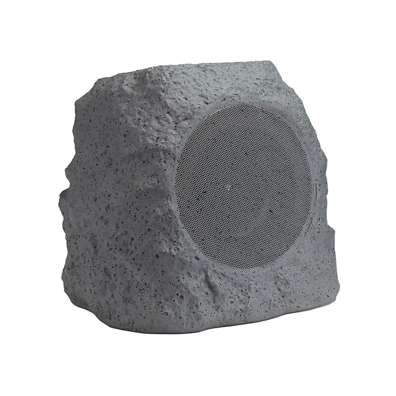 Emerson Bluetooth Outdoor Rock Speaker with Solar Charging, Waterproof, Gray (ERS-1001) image 1