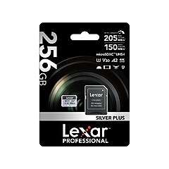 Lexar Professional 1066x SILVER Series 256GB microSDXC Memory Card