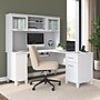 Bush Home Somerset 60"W L Shaped Computer Desk with Hutch, White (SET002WH)~#|#~F21420F4-C3D1-488E-85B2960C7EEF7121_sc7