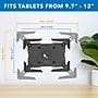 Mount-It! Adjustable Universal Anti-Theft iPad Tablet Wall Mount, 9.7" to 13", Black (MI-3882BLK)~#|#~F2145705-D496-4EB5-928EA3537E48A2E1_sc7