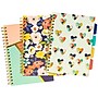 Carpe Diem Floral Love 5-Subject Subject Notebooks, 7.09" x 10", College Ruled, 100 Sheets, Assorted Colors, 3/Pack (9033-CD)~#|#~F2165CEF-3590-4B1B-9A3A6931E1CE6F68_sc7