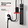 Staples TECH 6-Outlet Surge Protector, 4', 1800 Joules, Black (ST62766)~#|#~F21C17AB-FE98-48AD-ABD7243E5A69C287_sc7