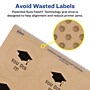 Avery Laser/Inkjet Burst Multipurpose Labels, 2.25" Dia., Kraft Brown, 180 Labels/Pack ( 94608)~#|#~F2217850-C32E-4FE9-A528D39D604F14BB_sc7